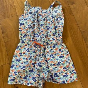 Mini Boden Summer Floral Romper